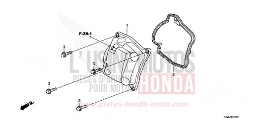 CYLINDER HEAD COVER (WW125EX2C/EX2D/EX2E/D) WW125EX2C de 2012